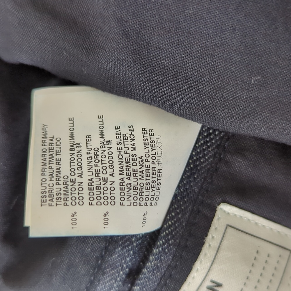 Maison Martin Margiela Limited Edition 5 Five Zip Denim Moto Biker Jacket 38 2 - Picture 11 of 16